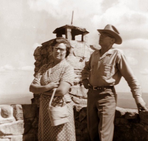 1960 Mildred and George at Monjeau Lookout